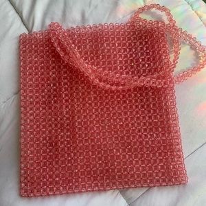 ✨Pink beaded purse ✨